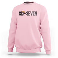 Six Seven Meme Gen Alpha Cowboy Hat Sweatshirt Funny Western Gift - Wonder Print Shop