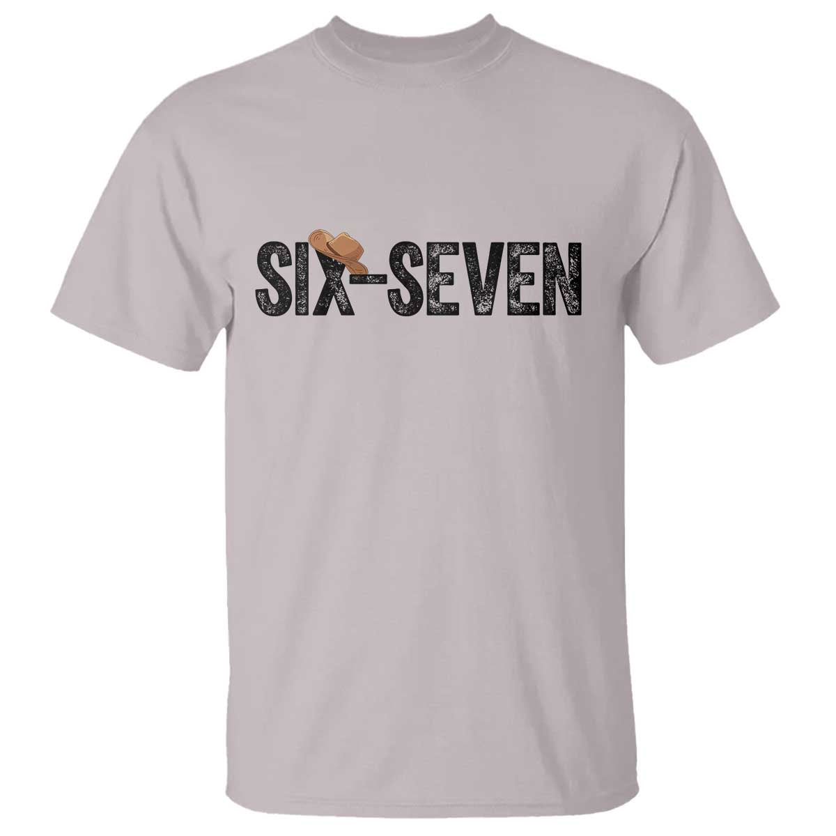 Six Seven Meme Gen Alpha Cowboy Hat T Shirt Funny Western Gift - Wonder Print Shop