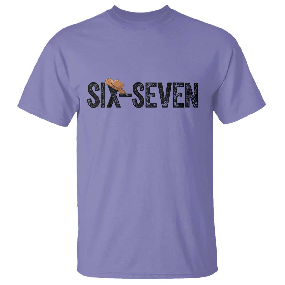 Six Seven Meme Gen Alpha Cowboy Hat T Shirt Funny Western Gift - Wonder Print Shop