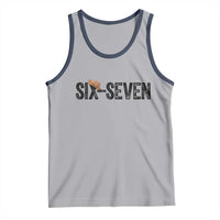 Six Seven Meme Gen Alpha Cowboy Hat Tank Top Funny Western Gift - Wonder Print Shop