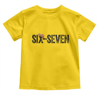 Six Seven Meme Gen Alpha Cowboy Hat Toddler T Shirt Funny Western Gift - Wonder Print Shop