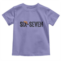 Six Seven Meme Gen Alpha Cowboy Hat Toddler T Shirt Funny Western Gift - Wonder Print Shop