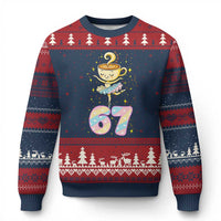 Funny Ballerina Cappuccina Ballet Six Seven Ugly Christmas Sweater Brainrot Meme Pastel Gift - Wonder Print Shop
