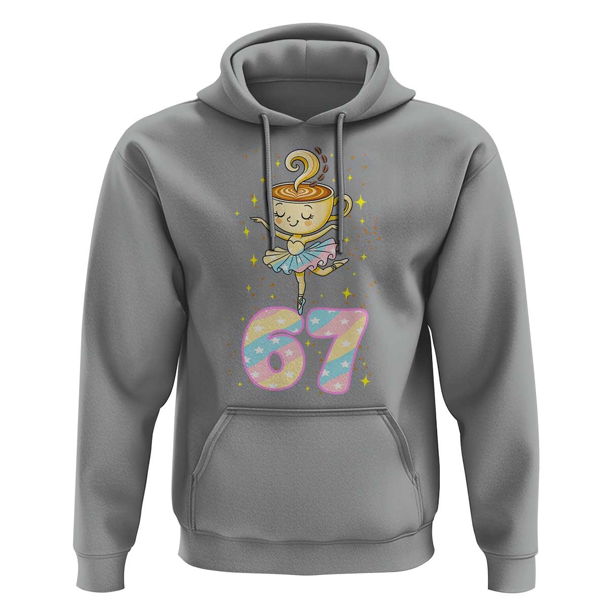 Funny Ballerina Cappuccina Ballet Six Seven Hoodie Brainrot Meme Pastel Gift - Wonder Print Shop