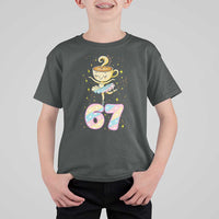 Funny Ballerina Cappuccina Ballet Six Seven T Shirt For Kid Brainrot Meme Pastel Gift - Wonder Print Shop
