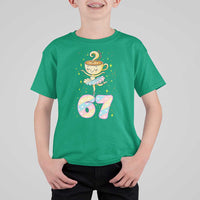 Funny Ballerina Cappuccina Ballet Six Seven T Shirt For Kid Brainrot Meme Pastel Gift - Wonder Print Shop