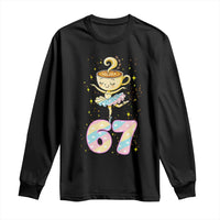 Funny Ballerina Cappuccina Ballet Six Seven Long Sleeve Shirt Brainrot Meme Pastel Gift - Wonder Print Shop