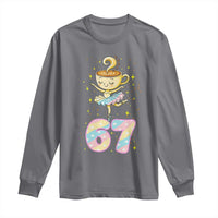 Funny Ballerina Cappuccina Ballet Six Seven Long Sleeve Shirt Brainrot Meme Pastel Gift - Wonder Print Shop