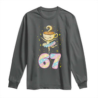 Funny Ballerina Cappuccina Ballet Six Seven Long Sleeve Shirt Brainrot Meme Pastel Gift - Wonder Print Shop