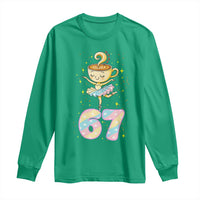 Funny Ballerina Cappuccina Ballet Six Seven Long Sleeve Shirt Brainrot Meme Pastel Gift - Wonder Print Shop