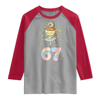 Funny Ballerina Cappuccina Ballet Six Seven Raglan Shirt Brainrot Meme Pastel Gift - Wonder Print Shop