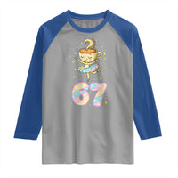 Funny Ballerina Cappuccina Ballet Six Seven Raglan Shirt Brainrot Meme Pastel Gift - Wonder Print Shop