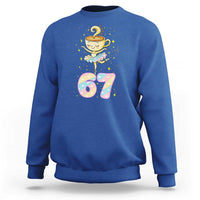 Funny Ballerina Cappuccina Ballet Six Seven Sweatshirt Brainrot Meme Pastel Gift - Wonder Print Shop