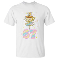 Funny Ballerina Cappuccina Ballet Six Seven T Shirt Brainrot Meme Pastel Gift - Wonder Print Shop