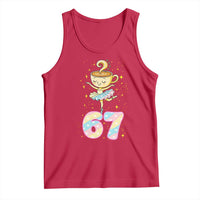 Funny Ballerina Cappuccina Ballet Six Seven Tank Top Brainrot Meme Pastel Gift - Wonder Print Shop