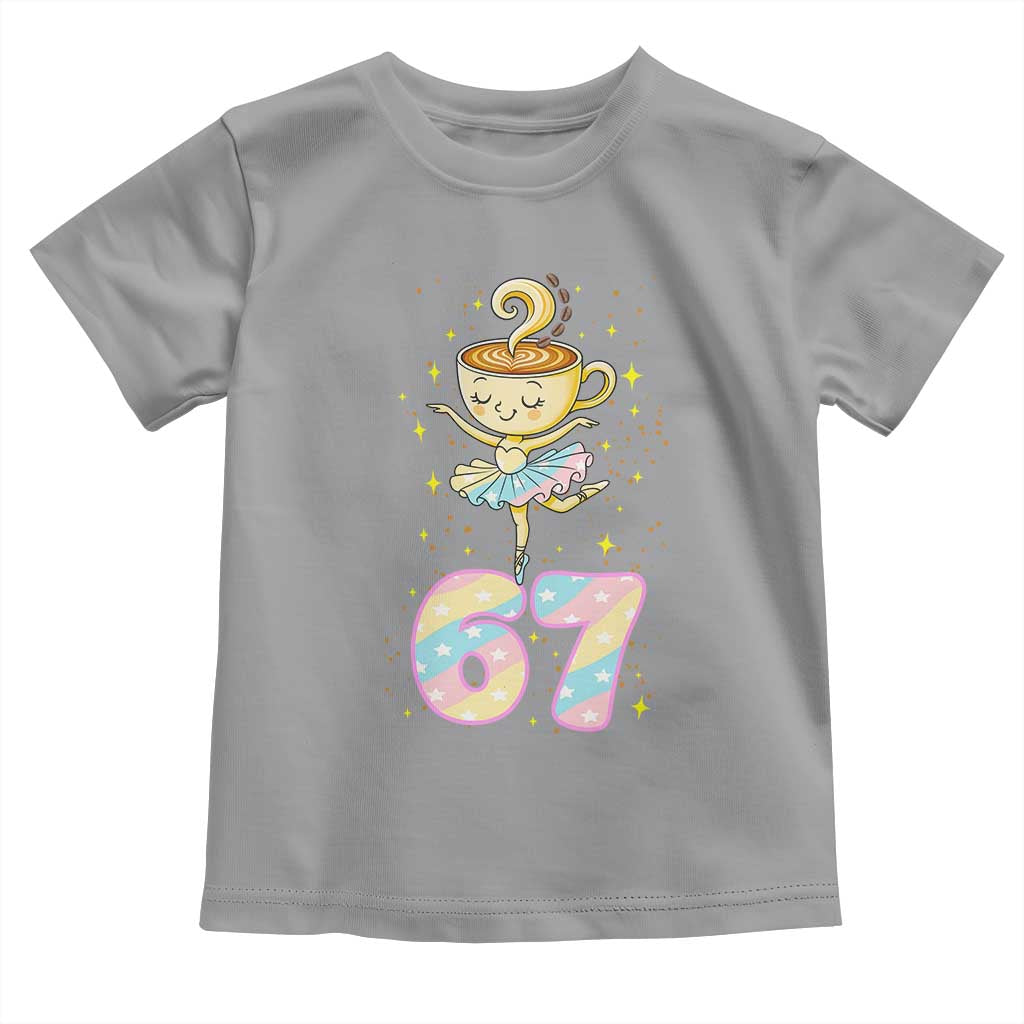 Funny Ballerina Cappuccina Ballet Six Seven Toddler T Shirt Brainrot Meme Pastel Gift - Wonder Print Shop