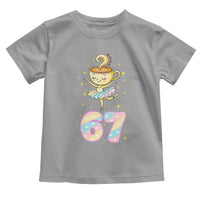Funny Ballerina Cappuccina Ballet Six Seven Toddler T Shirt Brainrot Meme Pastel Gift - Wonder Print Shop
