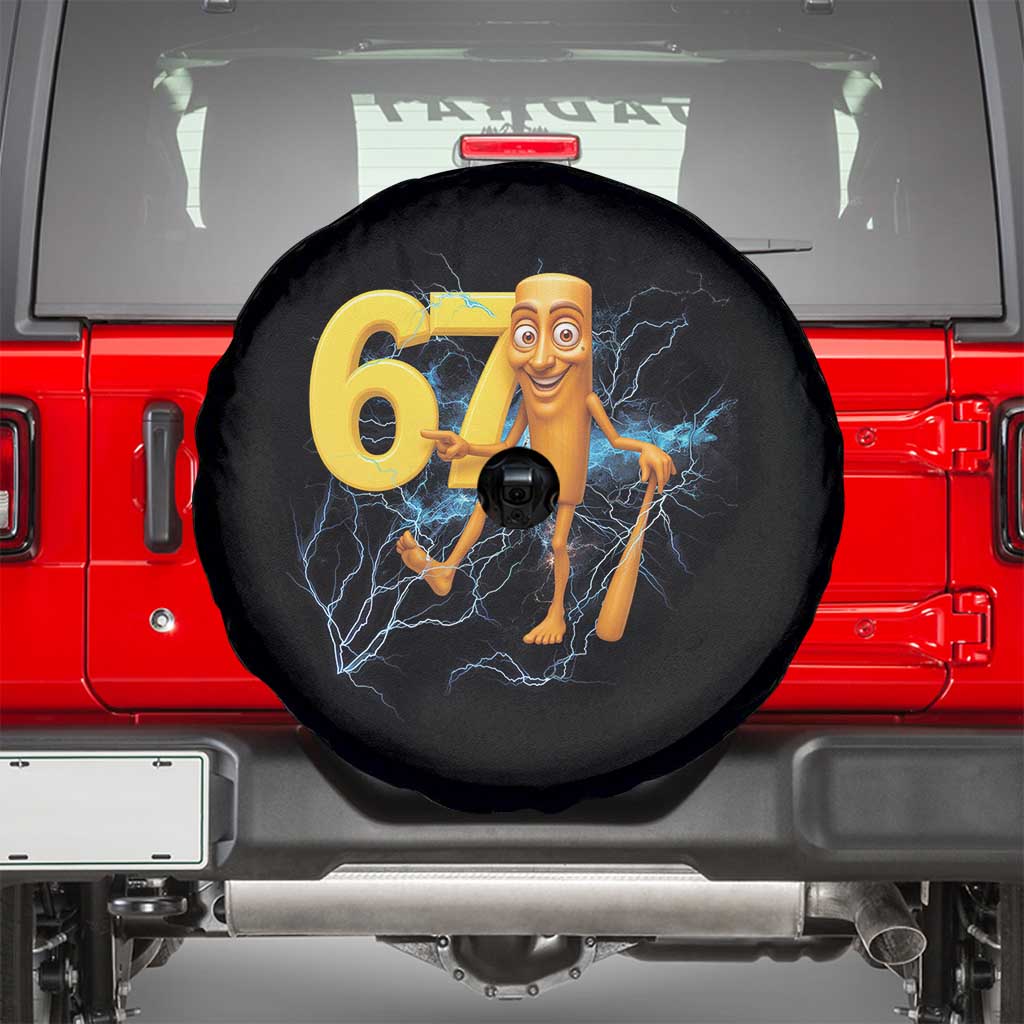 Tung Tung Sahur Six Seven Meme Spare Tire Cover Funny Gen Z Alpha Gift - Wonder Print Shop