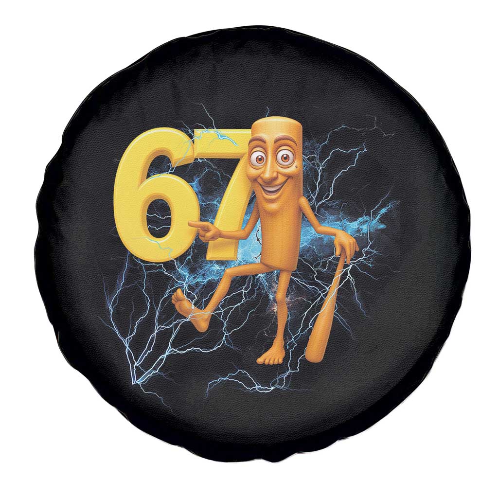 Tung Tung Sahur Six Seven Meme Spare Tire Cover Funny Gen Z Alpha Gift - Wonder Print Shop