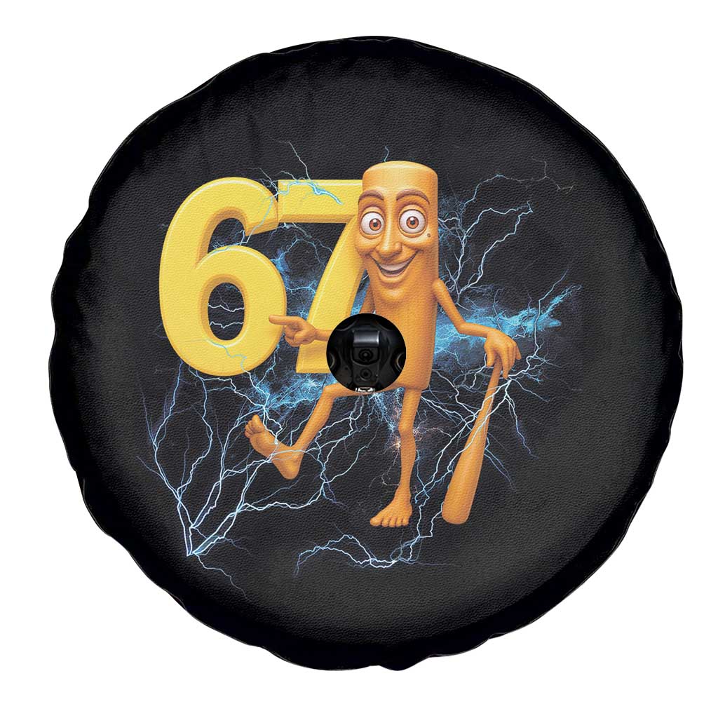 Tung Tung Sahur Six Seven Meme Spare Tire Cover Funny Gen Z Alpha Gift - Wonder Print Shop