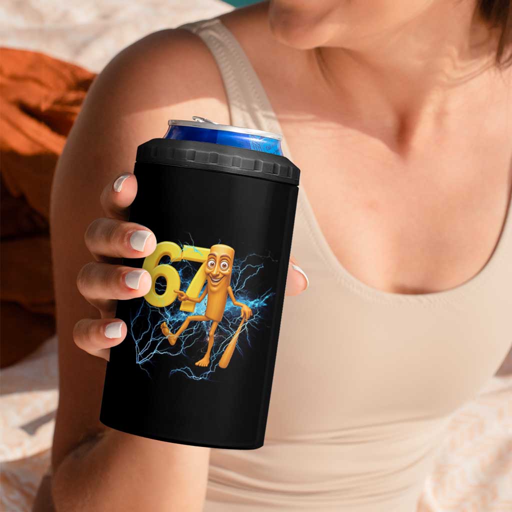 Tung Tung Sahur Six Seven Meme 4 in 1 Can Cooler Tumbler Funny Gen Z Alpha Gift - Wonder Print Shop