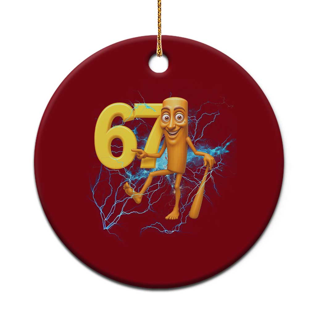 Tung Tung Sahur Six Seven Meme Ceramic Ornament Funny Gen Z Alpha Gift - Wonder Print Shop