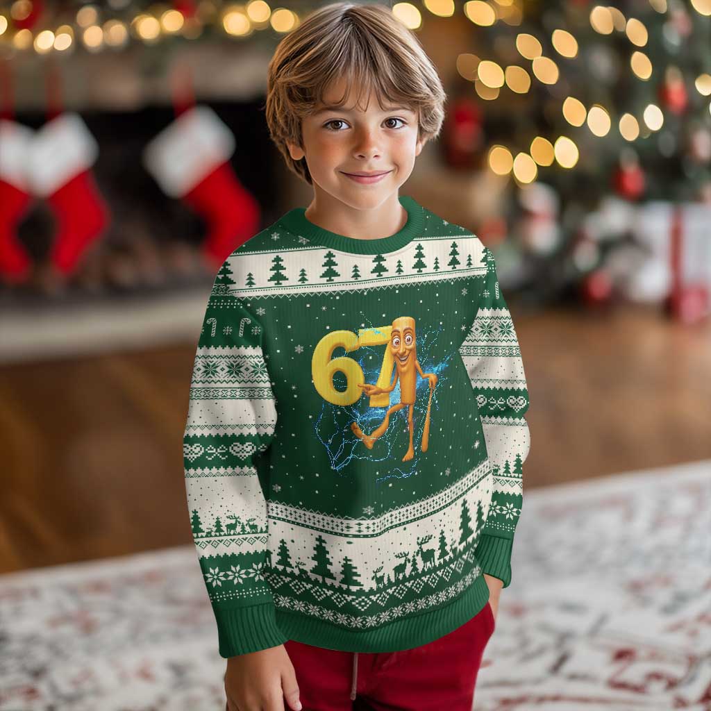 Tung Tung Sahur Six Seven Meme Ugly Christmas Sweater Funny Gen Z Alpha Gift - Wonder Print Shop