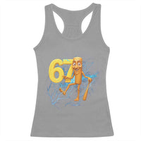 Tung Tung Sahur Six Seven Meme Racerback Tank Top Funny Gen Z Alpha Gift - Wonder Print Shop