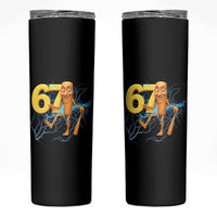Tung Tung Sahur Six Seven Meme Skinny Tumbler Funny Gen Z Alpha Gift - Wonder Print Shop