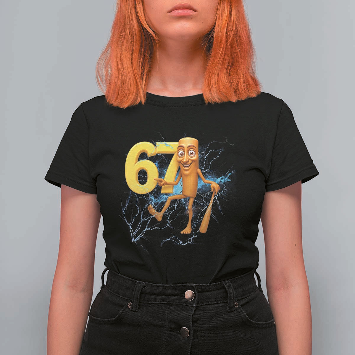 Tung Tung Sahur Six Seven Meme T Shirt For Women Funny Gen Z Alpha Gift - Wonder Print Shop