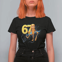 Tung Tung Sahur Six Seven Meme T Shirt For Women Funny Gen Z Alpha Gift - Wonder Print Shop