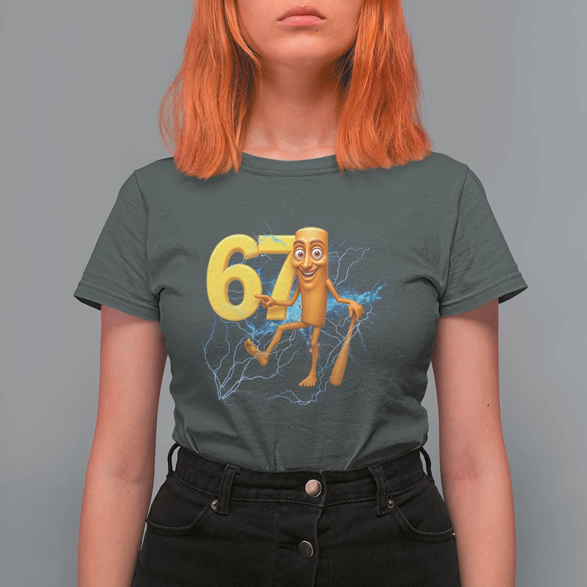 Tung Tung Sahur Six Seven Meme T Shirt For Women Funny Gen Z Alpha Gift - Wonder Print Shop