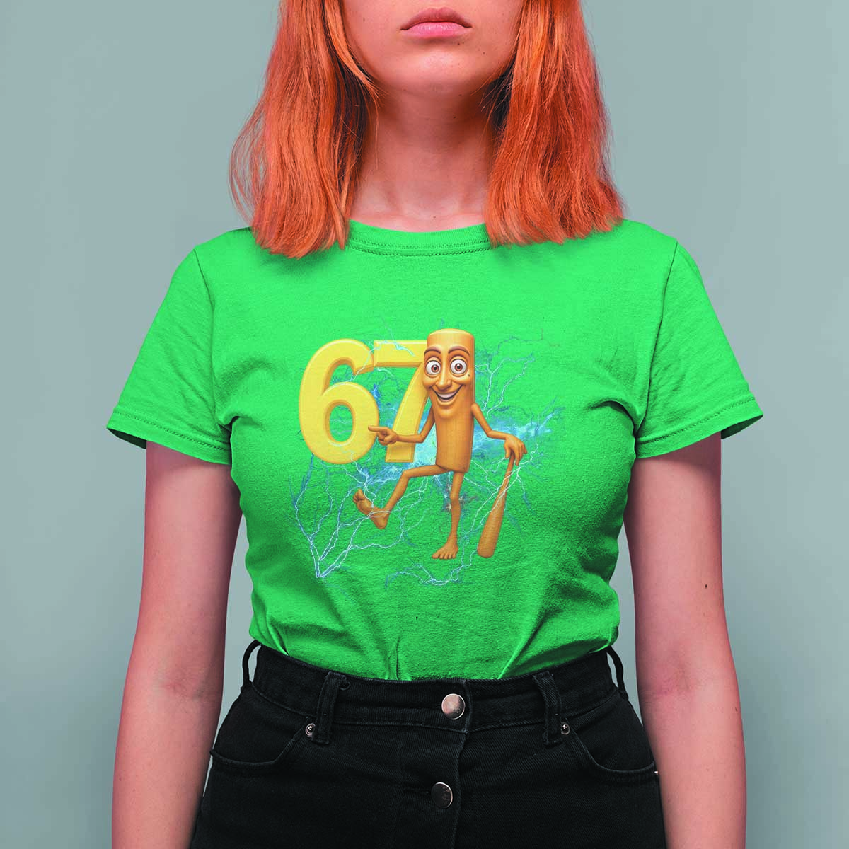 Tung Tung Sahur Six Seven Meme T Shirt For Women Funny Gen Z Alpha Gift - Wonder Print Shop