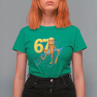Tung Tung Sahur Six Seven Meme T Shirt For Women Funny Gen Z Alpha Gift - Wonder Print Shop