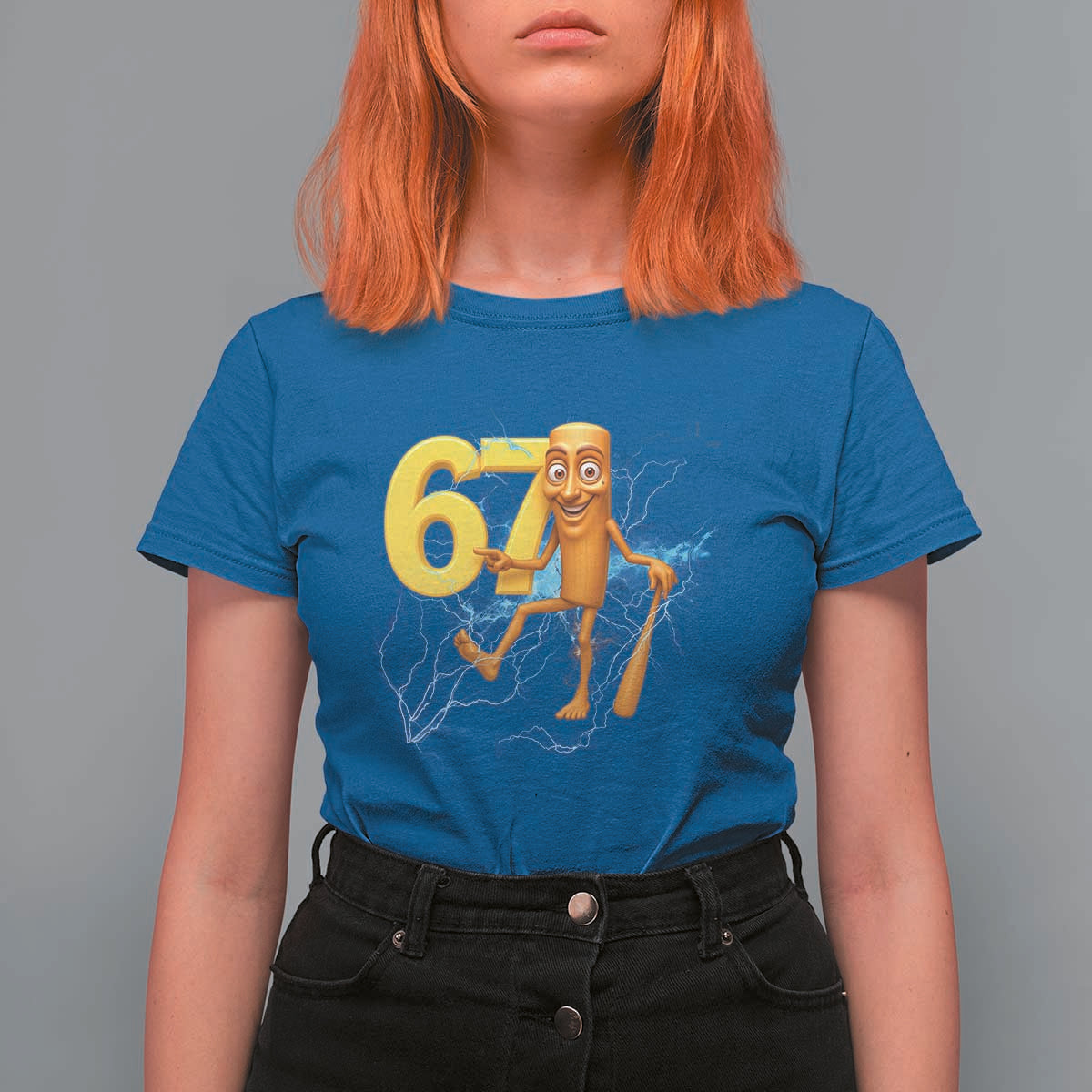 Tung Tung Sahur Six Seven Meme T Shirt For Women Funny Gen Z Alpha Gift - Wonder Print Shop