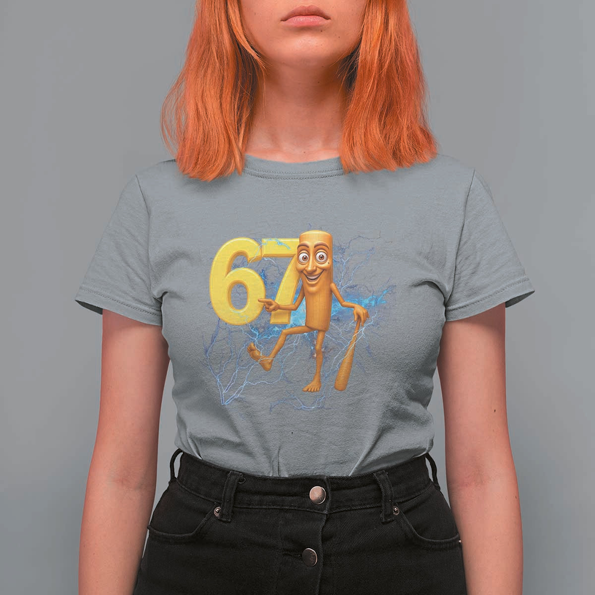 Tung Tung Sahur Six Seven Meme T Shirt For Women Funny Gen Z Alpha Gift - Wonder Print Shop