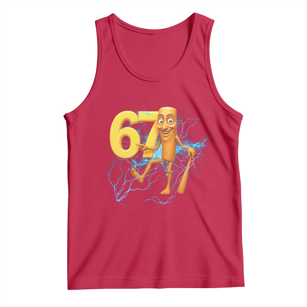 Tung Tung Sahur Six Seven Meme Tank Top Funny Gen Z Alpha Gift - Wonder Print Shop