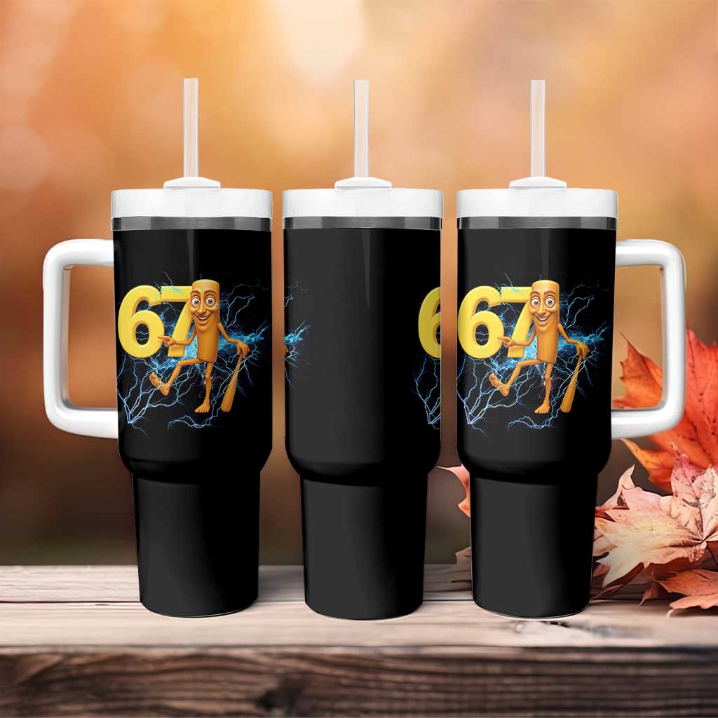 Tung Tung Sahur Six Seven Meme Tumbler With Handle Funny Gen Z Alpha Gift - Wonder Print Shop