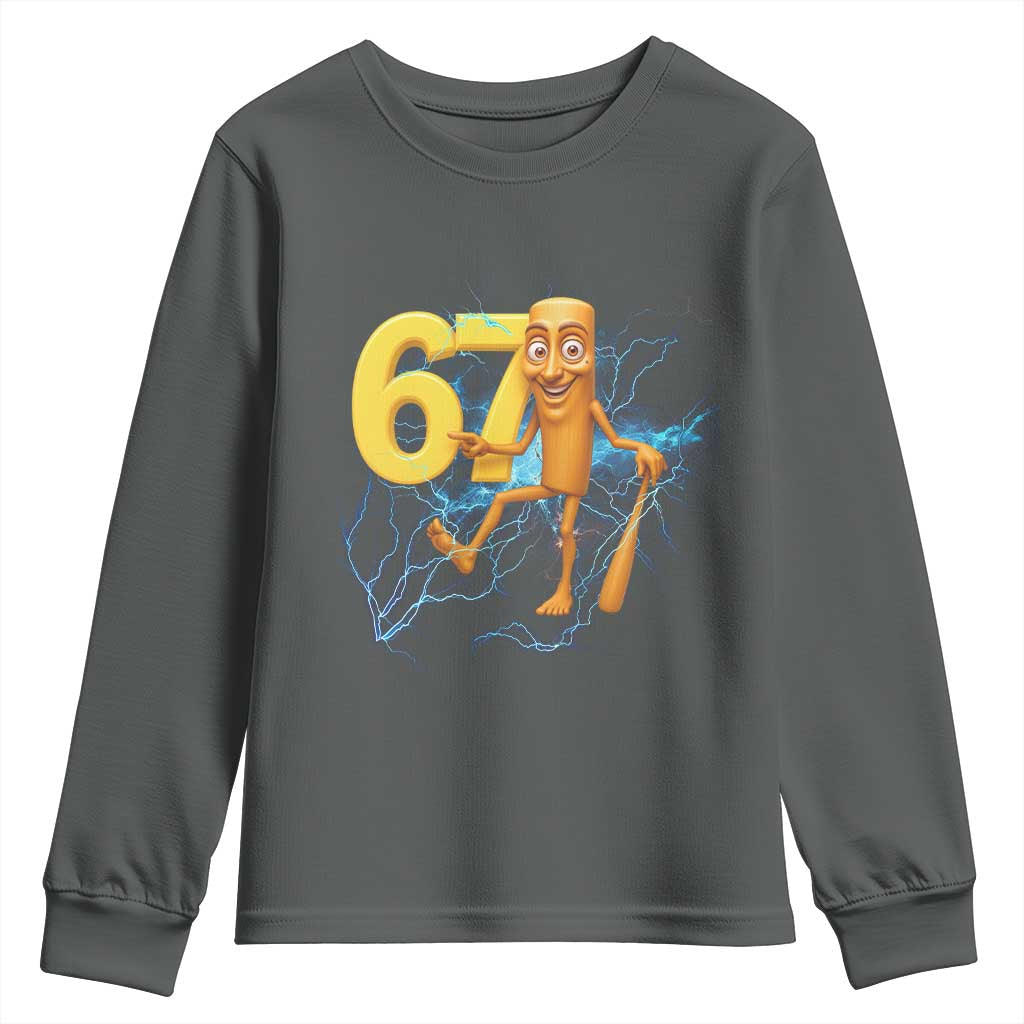 Tung Tung Sahur Six Seven Meme Youth Sweatshirt Funny Gen Z Alpha Gift - Wonder Print Shop