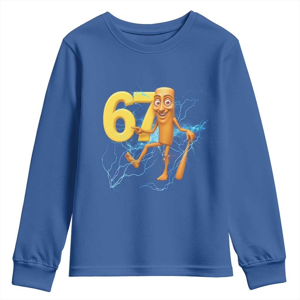 Tung Tung Sahur Six Seven Meme Youth Sweatshirt Funny Gen Z Alpha Gift - Wonder Print Shop