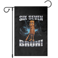 Tung Tung Sahur Six Seven Meme Garden Flag Funny 67 Gen Alpha Gift - Wonder Print Shop