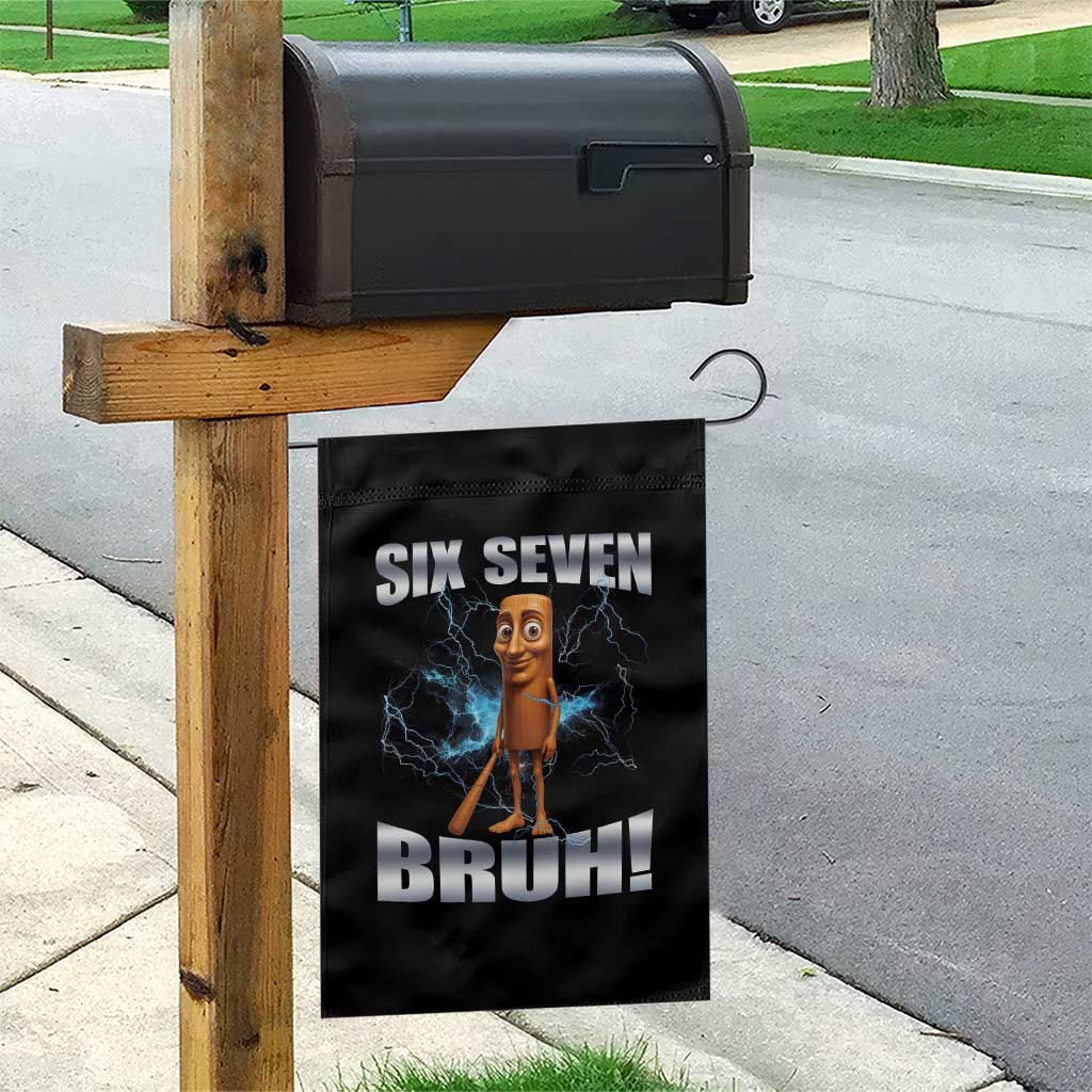Tung Tung Sahur Six Seven Meme Garden Flag Funny 67 Gen Alpha Gift - Wonder Print Shop