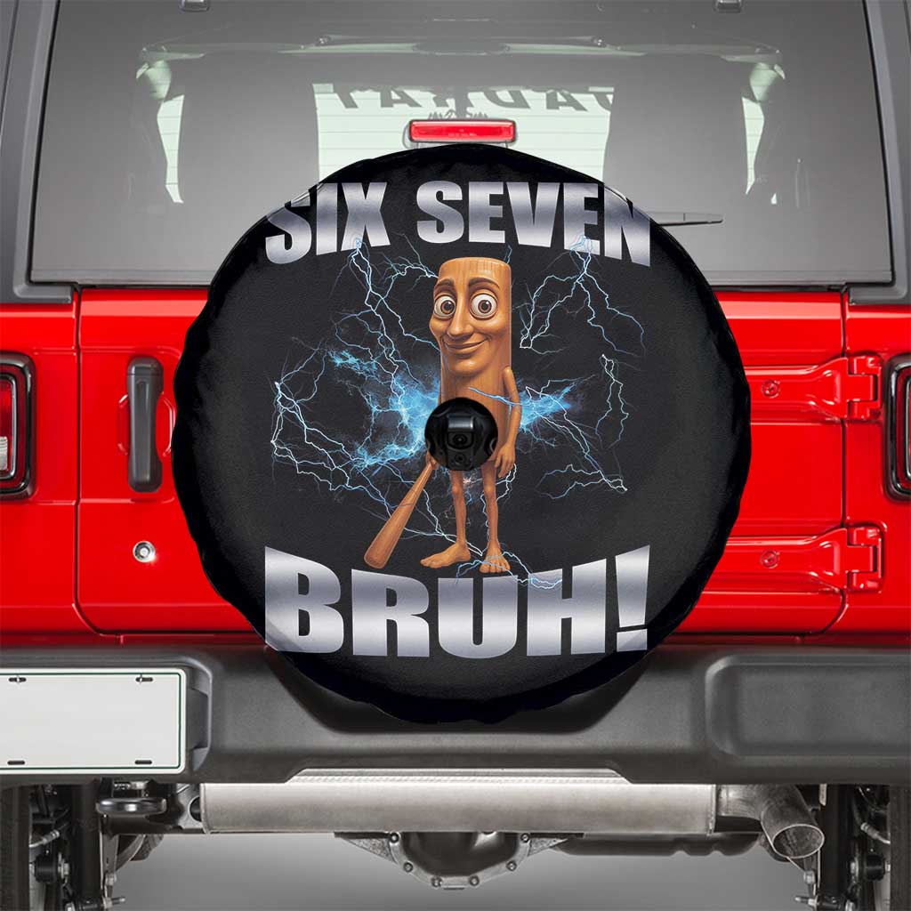 Tung Tung Sahur Six Seven Meme Spare Tire Cover Funny 67 Gen Alpha Gift - Wonder Print Shop