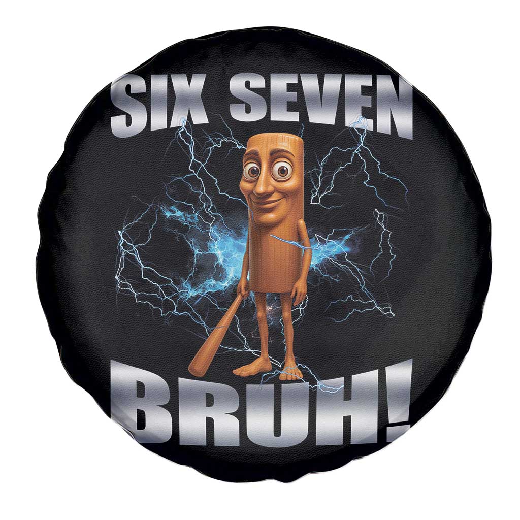Tung Tung Sahur Six Seven Meme Spare Tire Cover Funny 67 Gen Alpha Gift - Wonder Print Shop
