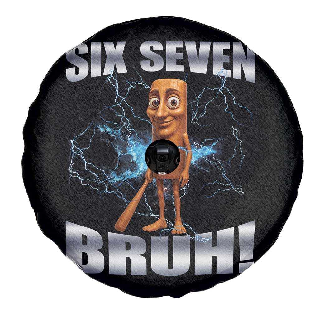 Tung Tung Sahur Six Seven Meme Spare Tire Cover Funny 67 Gen Alpha Gift - Wonder Print Shop