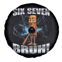 Tung Tung Sahur Six Seven Meme Spare Tire Cover Funny 67 Gen Alpha Gift - Wonder Print Shop