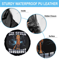 Tung Tung Sahur Six Seven Meme Spare Tire Cover Funny 67 Gen Alpha Gift - Wonder Print Shop
