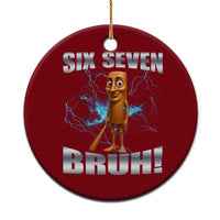 Tung Tung Sahur Six Seven Meme Ceramic Ornament Funny 67 Gen Alpha Gift - Wonder Print Shop