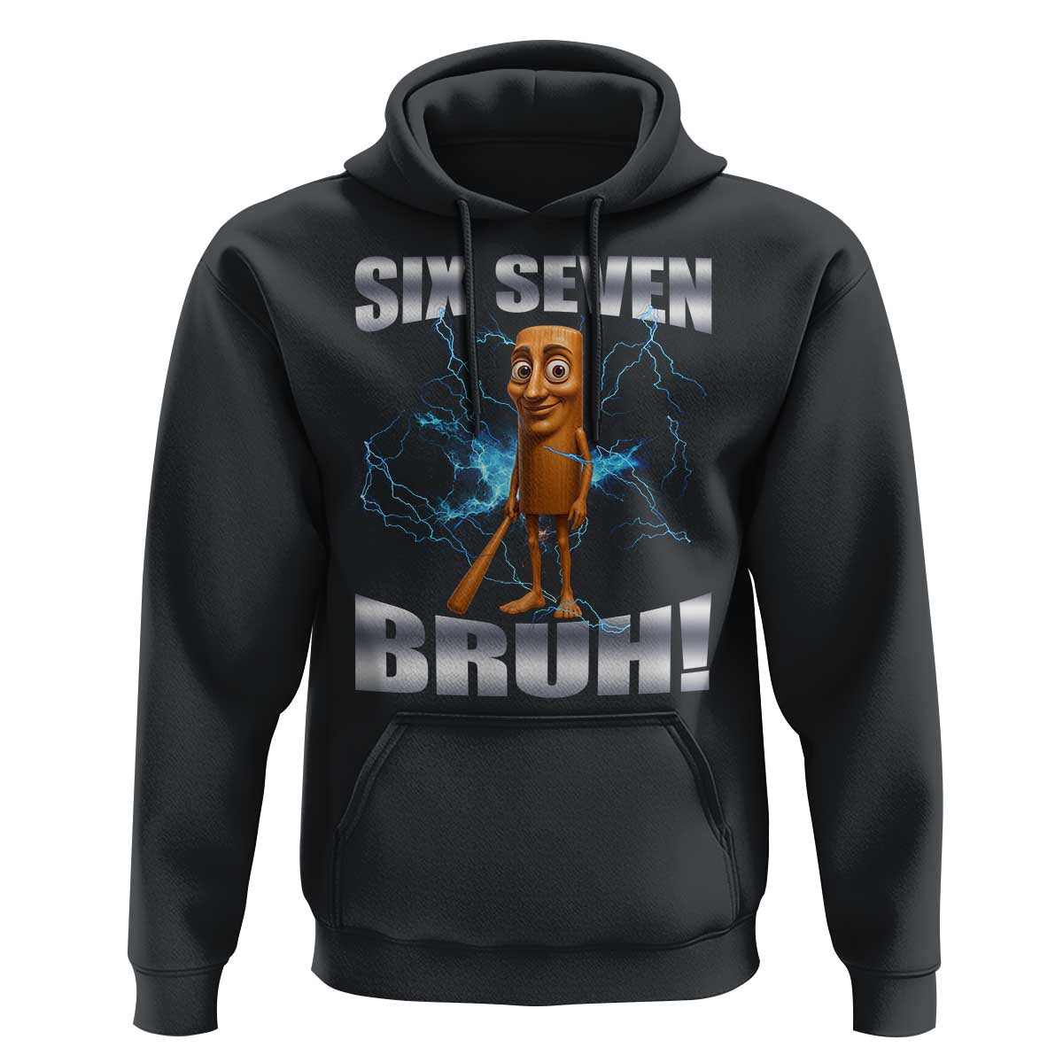 Tung Tung Sahur Six Seven Meme Hoodie Funny 67 Gen Alpha Gift - Wonder Print Shop