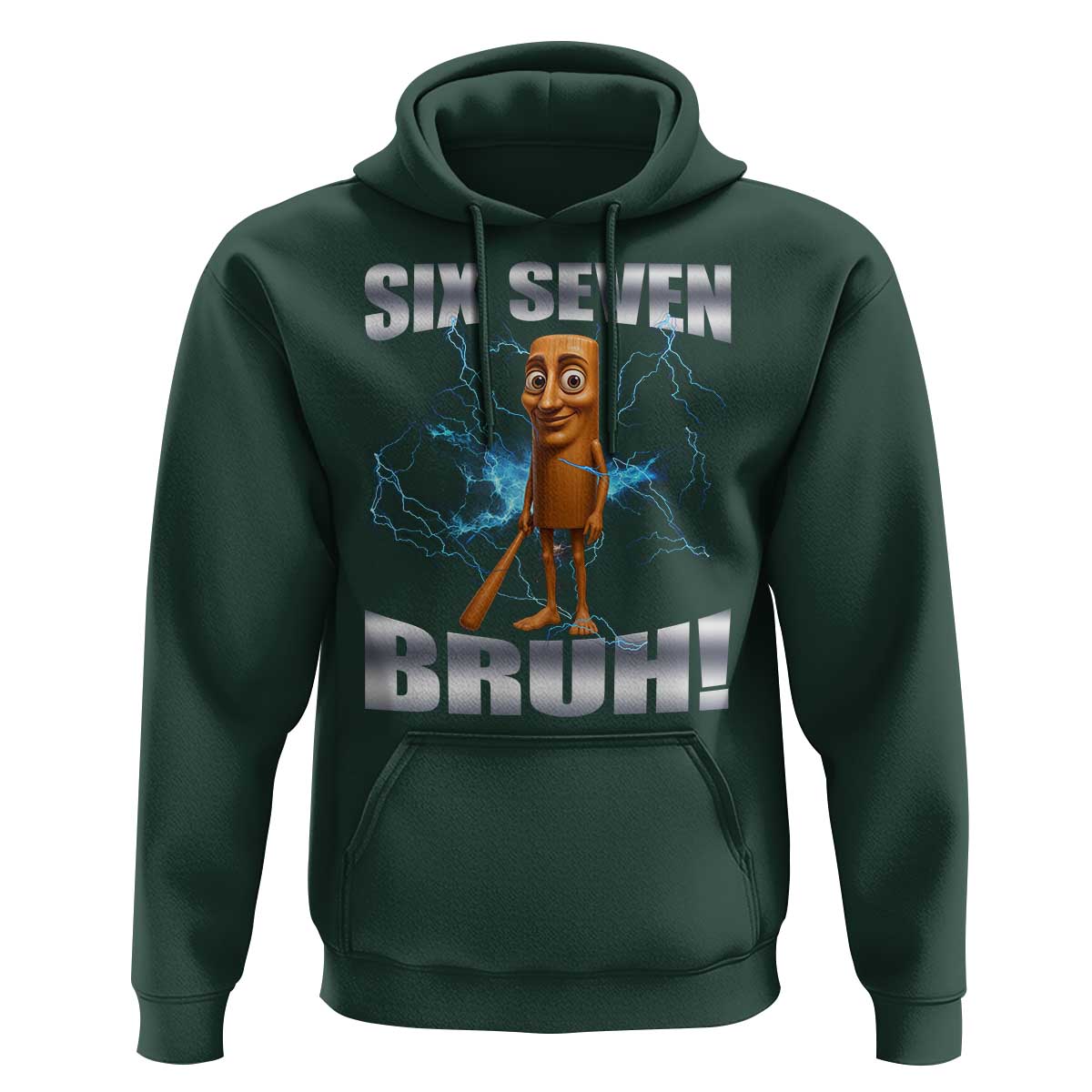 Tung Tung Sahur Six Seven Meme Hoodie Funny 67 Gen Alpha Gift - Wonder Print Shop